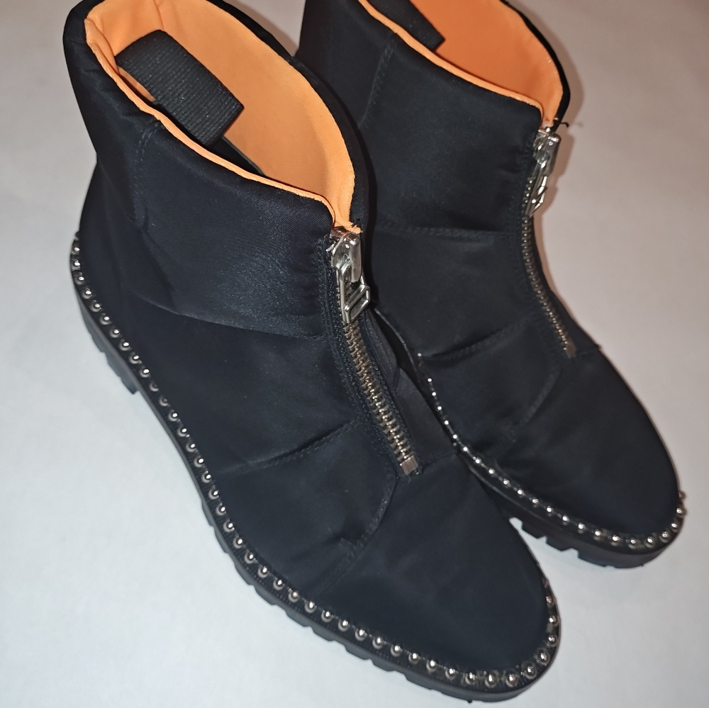 ALEXANDER WANG COOPER PULL ON BOOT WITH ZIPPER * STUDDED BOOT * SIZE 41